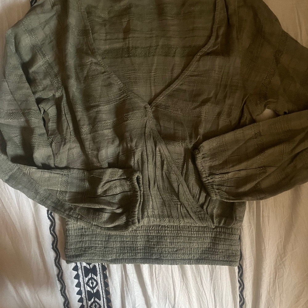 American Eagle Outfitters 🦅 Olive Green Women's Top XXS unworn